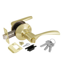 Ручка Ajax (Аякс) защелка DK610 PB-ET (6010 PB-E) (кл./фик.) золото 