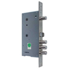 Замок Guardian (Гардиан) врезной сувальдный с задвижкой и защёлкой ЗВ 30.15, 4 кл. /123:455/ 