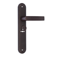 Ручка дверная Mettem (Меттэм) для ЗВ9 902 НР 0501 (плоская) с пружиной медн.антик 