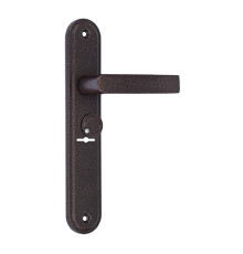 Ручка дверная Mettem (Меттэм) для ЗВ9 902 НР 0501 (плоская) с пружиной медн.антик 