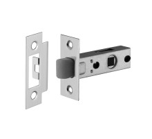 Защелка Ajax (Аякс) врезная PLASTLP45-8 (LP45-8) SSC сатин.хром 