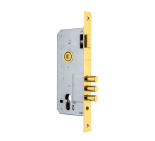 Корпус Fuaro (Фуаро) врезного замка с защёлкой DD900/C-45.85.3MR (900 3MR W/B) PB латунь 