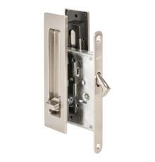 Защелка Punto (Пунто) с ручками для раздвижных дверей SH.SLQ152.011 (Soft LINE SLQ-011) SN мат.никель 