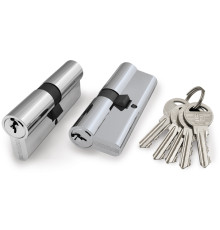 Цилиндровый Fuaro (Фуаро) механизм (100 ZA/60) 1000ZAKey60(25+10+25) CP хром 5Key 