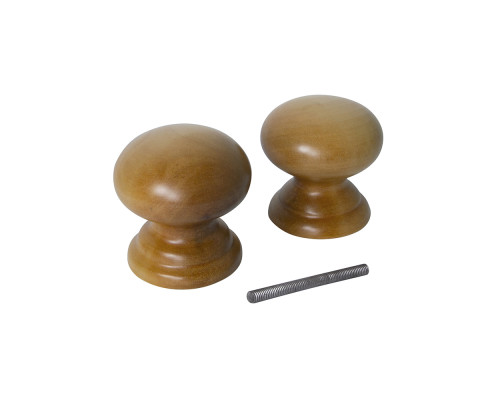 Ручка-кнопка veles (ВЕЛЕС) Карел. береза М (матовый)