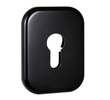 Накладка Fuaro (Фуаро) на цилиндр ESC.C.XL/K.486 (ESC 486-C SQ XL) BL черный (1 шт.) 