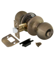 Ручка Ajax (Аякс) защелка DK682 AB-BK (6082 AB-B) (фик.) бронза 