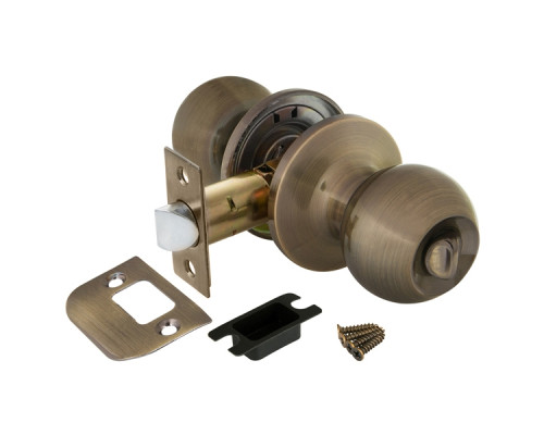 Ручка Ajax (Аякс) защелка DK682 AB-BK (6082 AB-B) (фик.) бронза