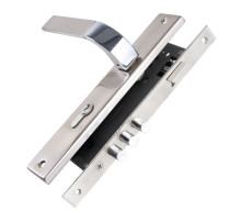 Замок цилиндровый Punto (Пунто) с ручкой LOCKSET90.ORION.4585-3 (KIT P90 4585/3 ORION) SN/CP мат.никель/хром 