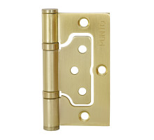 Петля Punto (Пунто) универсальная без врезки IN3200W-HD SB (200-2B/HD 75x2,5) мат. золото 