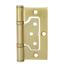 Петля Punto (Пунто) универсальная без врезки IN3200W-HD SB (200-2B/HD 75x2,5) мат. золото 