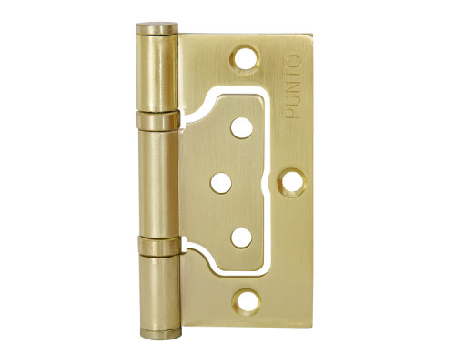 Петля Punto (Пунто) универсальная без врезки IN3200W-HD SB (200-2B/HD 75x2,5) мат. золото