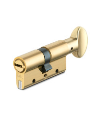 Цилиндровый механизм Kale kilit (Кале килит) с вертушкой 164 DBM-E/70 (30+10+30) mm латунь 5 кл. 