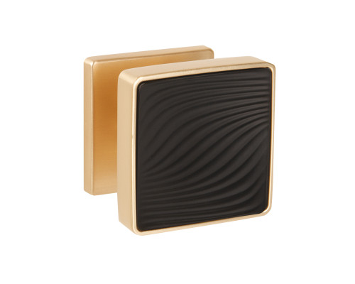 Ручка Punto (Пунто) раздельная K.EST.Q52.GIPNOZ SSG/BL-39 сатинированное золото/черный