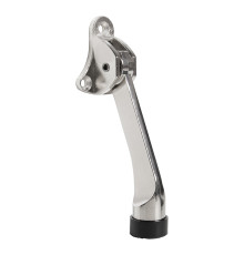 Упор Fuaro (Фуаро) дверной напольный STOPPER-100 SN (мат.никель) козья ножка 