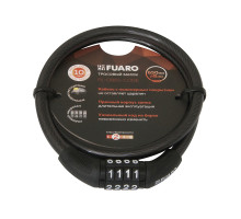 Замок Fuaro (Фуаро) тросовый PL-BIKE-0865-CODE (8х650)(PL-0865-CODE) /подвес 