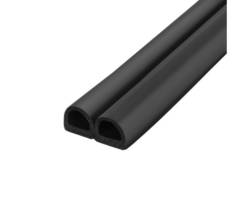 Уплотнитель Fuaro (Фуаро) без клеевой основы WADH/D-14,2x12,7mm (127), BLACK черный 120 m