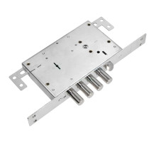 Замок Guardian (Гардиан) врезной сувальдный с защёлкой ЗВ 71.14 Т с тягами, 5 кл. /128:4136/ 