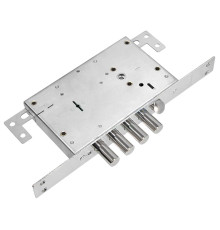 Замок Guardian (Гардиан) врезной сувальдный с защёлкой ЗВ 71.14 Т с тягами, 5 кл. /128:4136/ 