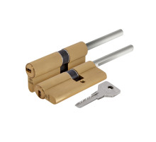 Цилиндровый механизм Cisa (Чиза) под вертушку (дл. шток) ASIX OE307-90.00 (80 мм/45+10+25), ЛАТУНЬ 