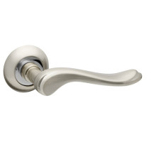 Ручка Fuaro (Фуаро) раздельная R.RM54.GRAZIA (GRAZIA RM) SN/CP-3 матовый никель/хром 