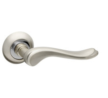 Ручка Fuaro (Фуаро) раздельная R.RM54.GRAZIA (GRAZIA RM) SN/CP-3 матовый никель/хром 