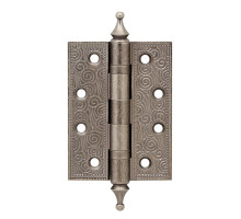 Петля Armadillo (Армадилло) универсальная Castillo CL 500-A4 102x76x3,5 AS Античное серебро 