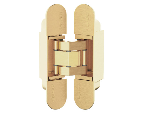 Петля Armadillo (Армадилло) скрытой установки U3D3000.VPG FSG флор. золото TECH