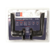 Ручка Punto (Пунто) защелка DK610/BL BL-PS (без фик.) черный 