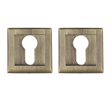 Накладка Punto (Пунто) под цилиндр ET.K.QL52 (ET QL) ABG-6 зелёная бронза 