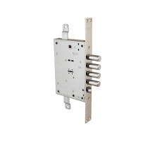 Замок Mottura (Моттура) врезной сувальдный с защёлкой 52.771, ключ 60 мм, без накл. 