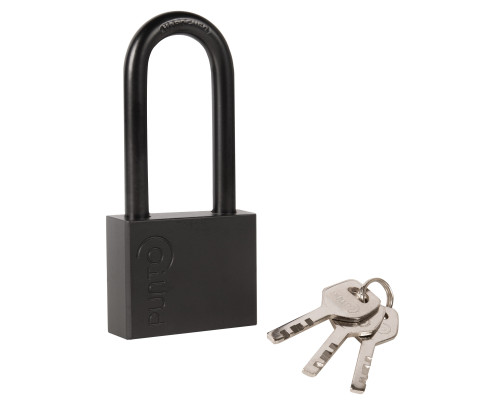 Замок Punto (Пунто) навесной PK-1550L 3 key диск.ключ длиная дужка