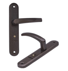 Ручка Guardian (Гардиан) дверная 4131 Вега (черный муар) /124:1:84(9005)/ 