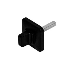 Ручка Ajax (Аякс) поворотная BKW8x75.K.MD50 BL-24 черный 