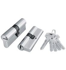 Цилиндровый Fuaro (Фуаро) механизм (200 ZA/70) 2000ZAKey70(25+10+35) CP хром 5Key 