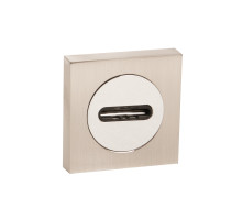 Накладка Fuaro (Фуаро) под сувальдный ключ SC.K.KM52 (SC KM) SN/CP-3 матовый никель/хром 