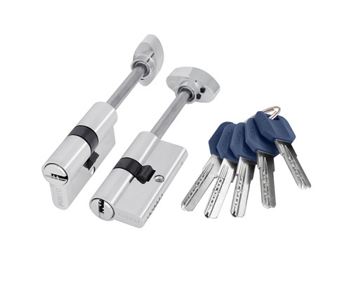 Цилиндровый Punto (Пунто) механизм (Z407/80) Z4007Tang80(45+10+25) со штоком CP хром