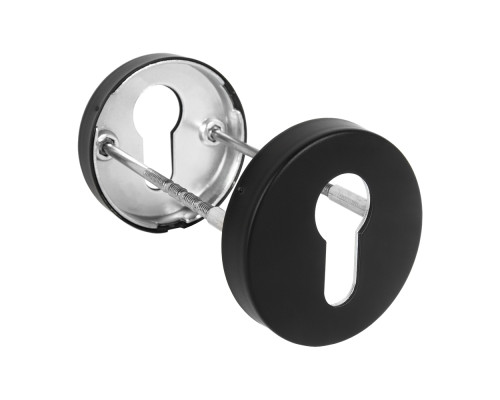 Накладка Fuaro (Фуаро) под цилиндр ET.R.DSS201-02 (DSS-02-ET) (INOX 201) BLACK