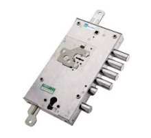 Замок Mottura (Моттура) врезной двухсистемный 54.J787-S MyKey (левый), перекод. с торца, кл. 60 мм, без накл. 