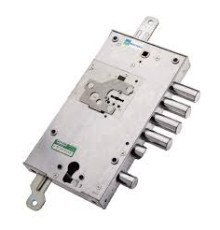 Замок Mottura (Моттура) врезной двухсистемный 54.J787-S MyKey (левый), перекод. с торца, кл. 60 мм, без накл. 