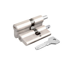 Цилиндровый механизм Cisa (Чиза) под вертушку ASIX OE302-82.12 (70 мм/25+10+35), НИКЕЛЬ 