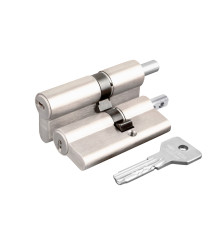 Цилиндровый механизм Cisa (Чиза) под вертушку ASIX OE302-82.12 (70 мм/25+10+35), НИКЕЛЬ 