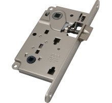 B01013.50.06 AGB (АГБ) Защелка врезная WC защёлка вверху (никель) 