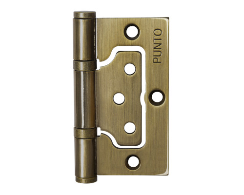 Петля Punto (Пунто) универсальная без врезки IN3200W AB (200-2B 75x2,5) бронза