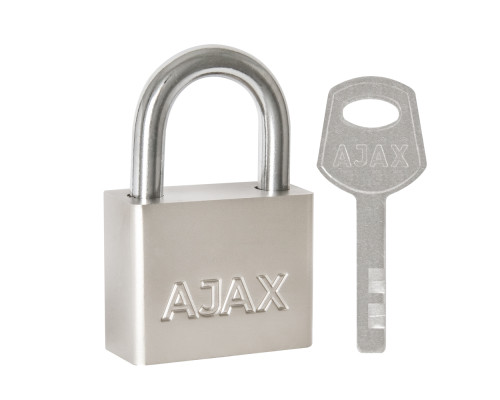 Замок Ajax (Аякс) навесной PD-3040 (PD-30-40) 3 fin key /блистер