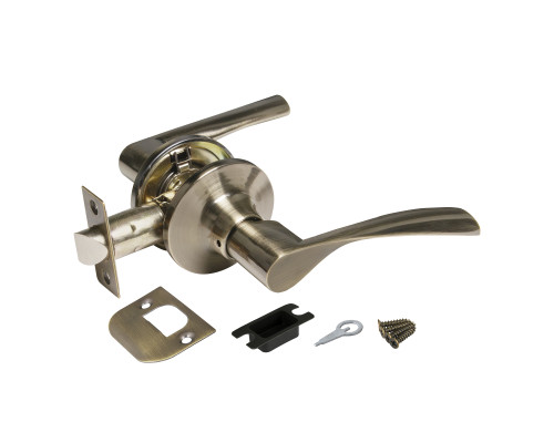 Ручка Ajax (Аякс) защелка DK610 AB-PS (6010 AB-P) (без фик.) бронза