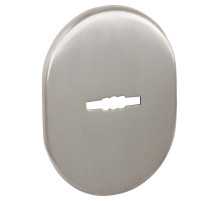 Накладка Fuaro (Фуаро) на сувальдный замок ESC.S.SF/OV.475 (ESC 475) SN мат.никель 