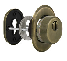 Броненакладка Fuaro (Фуаро) DEF.CRE/OV-set.9726 (DEF 9726) M6x90 врезная с чашкой AB-6 зелёная бронза 