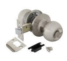 Ручка Ajax (Аякс) защелка DK682 SN-BK (6082 SN-B) (фик.) мат. никель 