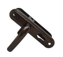 Ручка дверная Absolyute (Абсолют) на планке РФ1-55.08 (медь антик) 